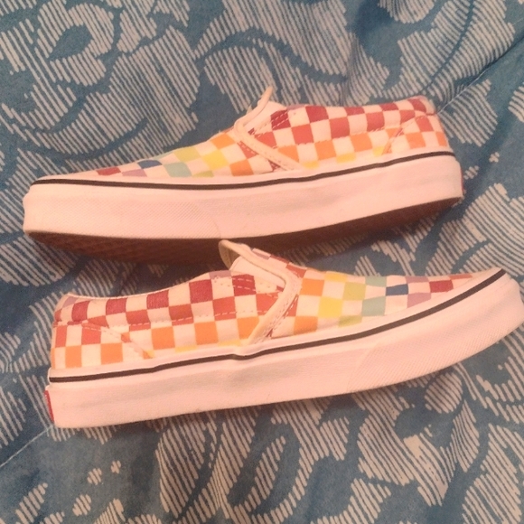 Vans checkered Slip Ons for kids - Picture 4 of 6